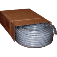 1/2&quot; ID X 50&#39; CLEAR BRAIDED VINYL TUBING BRAMEC 20628