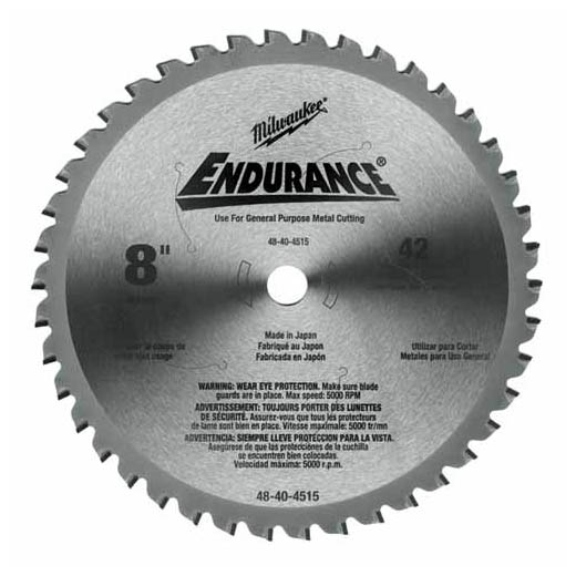 48-40-4515 8&quot; 42T CIRC SAW
BLADE METAL CUT