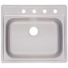 FSS804NB SGL BOWL DROPIN 8&quot;  DEEP 4HOLE 25X22 FRANKE SINK