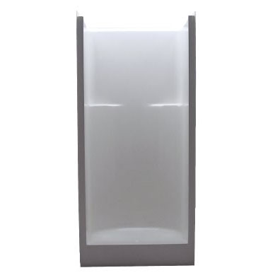 136-72 SALO WHT ONE-PIECE, 36&quot; SHOWER, 37&quot; DEPTH, 72 1/4&quot;