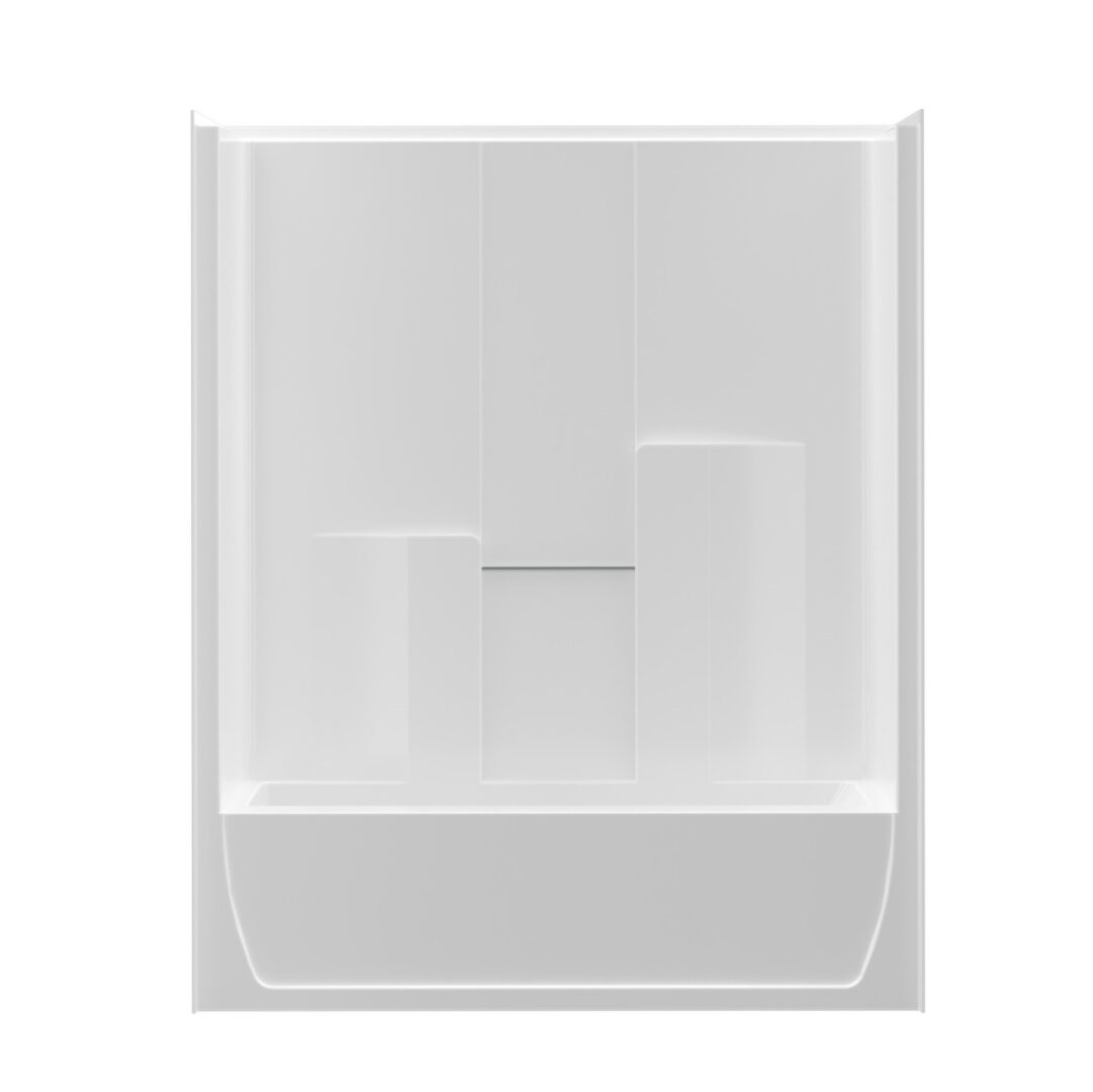 T160-30 L SALO WHT 1PC 60&quot;  TUB/SHOWER 31 1/4&quot;D LH PLG