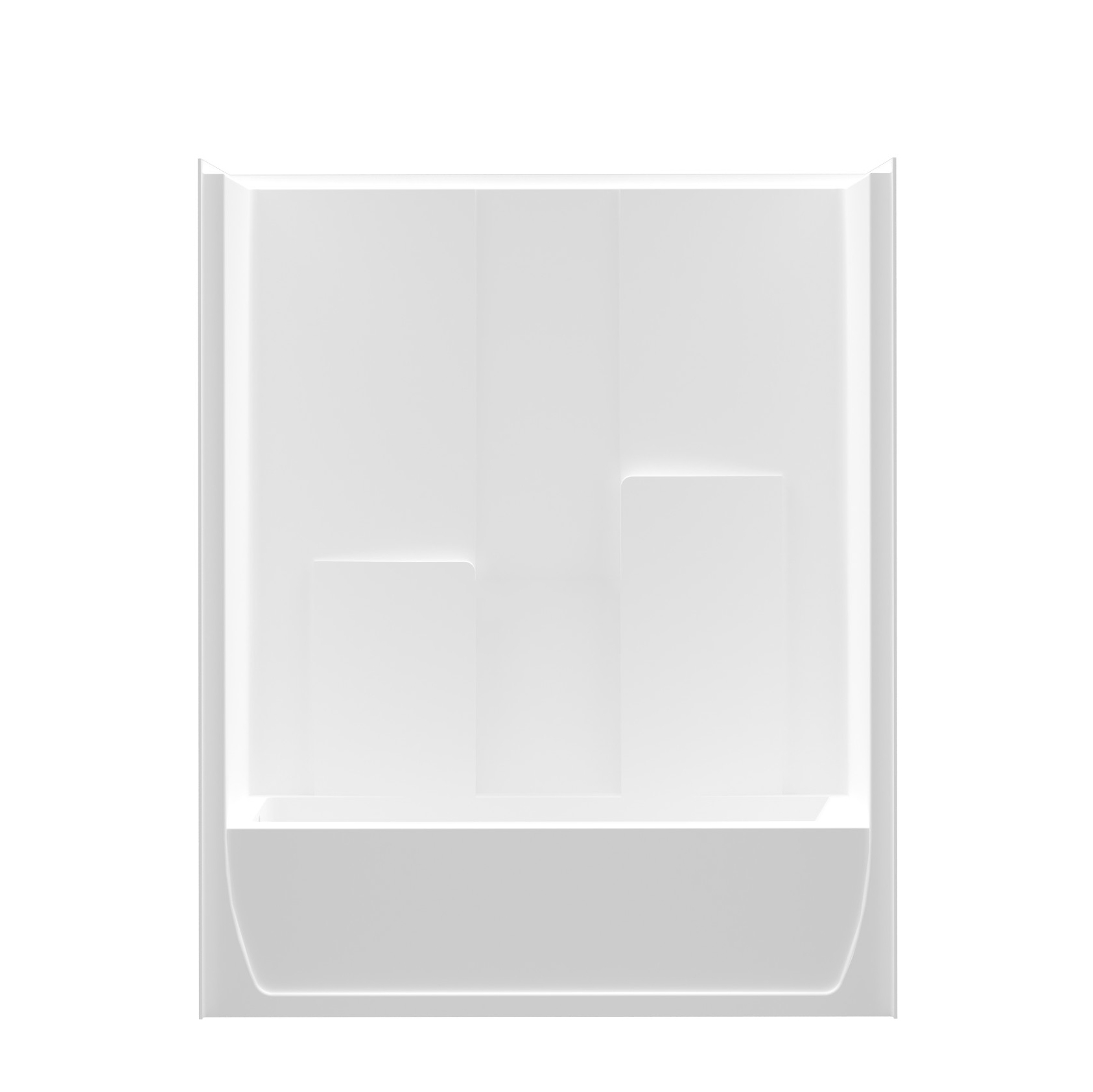 T160 L SALO WHT 1PC 60&quot; TUB/SHOWER 33 1/4&quot;D LH PLG