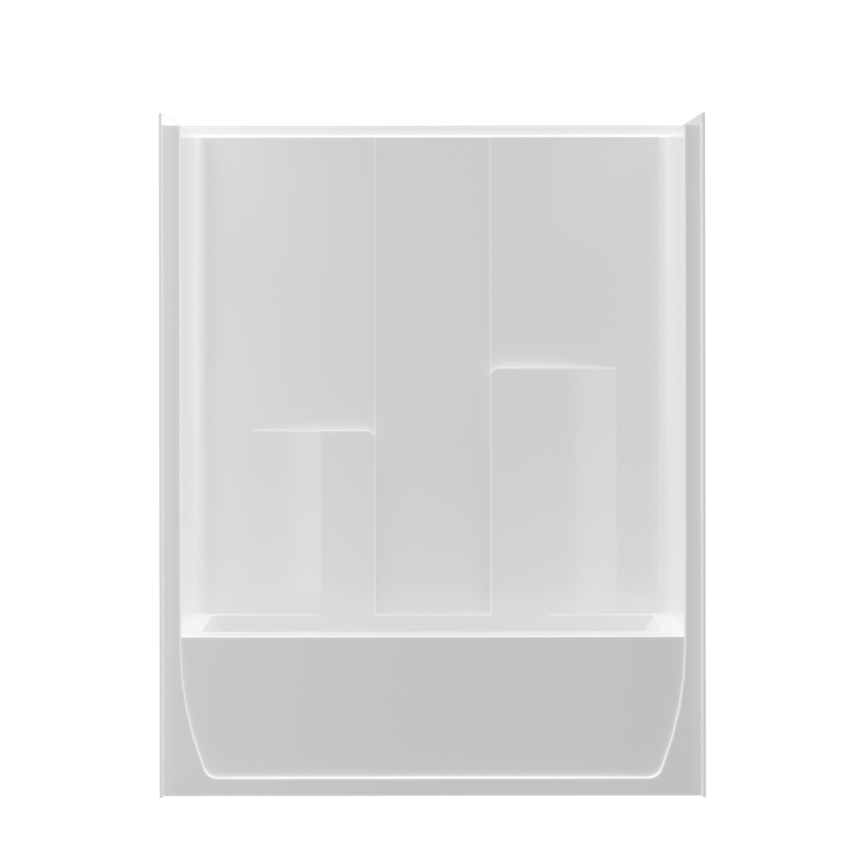 T160 ES L SALO WHT 1PC 60&quot;  TUB/SHOWER 33 1/4&quot;D LH PLG 