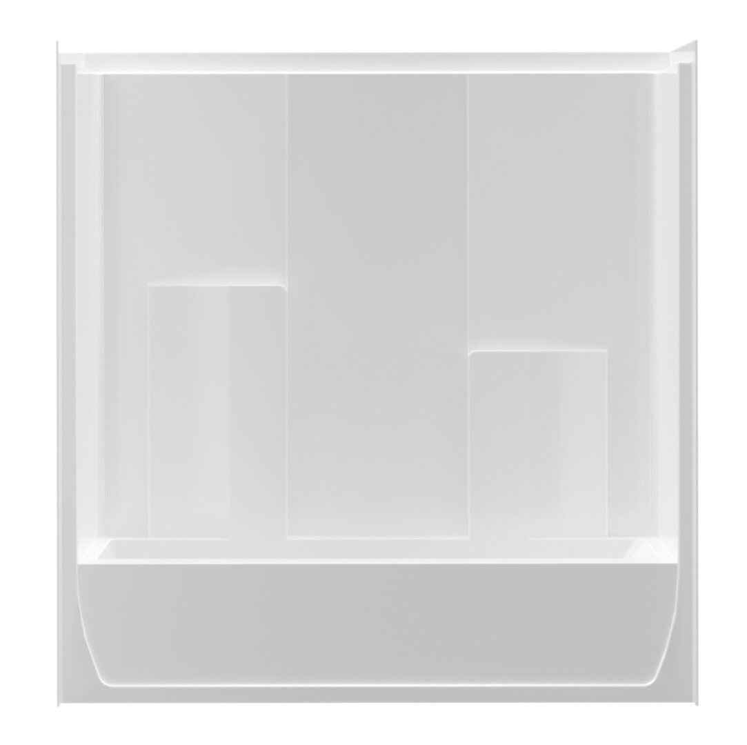 T172-32 L SALO WHT 1PC 72&quot;  TUB/SHOWER 34&quot;D LH PLG