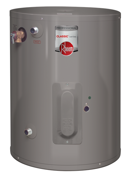 PROE201RHPOU 615745 20GAL 
POINT OF USE ELECTRIC WATER 
HEATER RHEEM