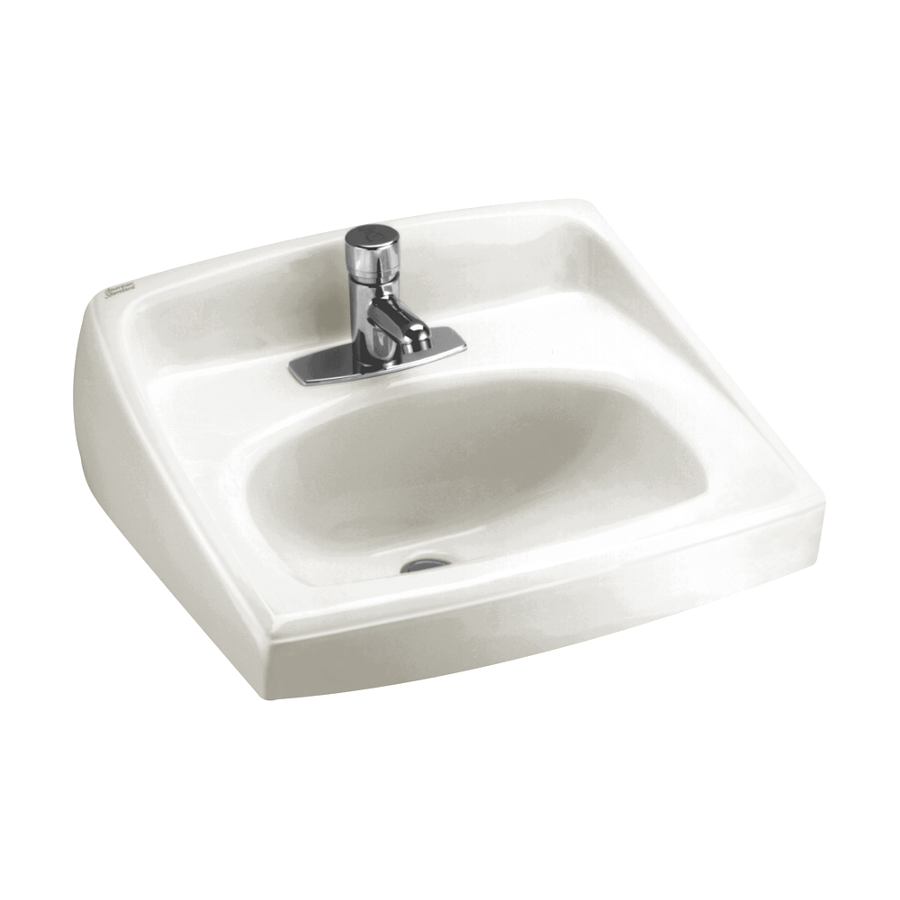 0356.421.020 LUCERNE SINGLE
FAUCET HOLE WALL HUNG SINK
WHITE A/S