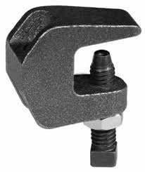 92 3/8&quot; BEAM CLAMP W/STD THROAT BLK