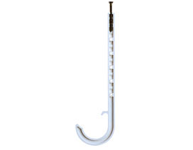 553-2W 1/2&quot; J-HOOK PVC SIOUX C