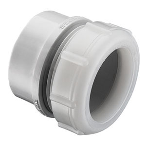 P103P-015 1 1/2&quot; TRAP ADPT MA W/NUT PVC DWV