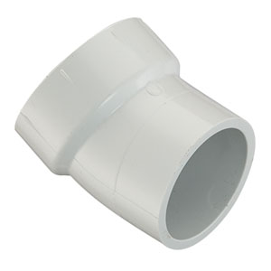 P326-015 1 1/2&quot; 22 1/2 ST ELL PVC DWV