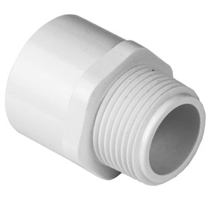 436-040 4&quot; MA ADPT LASCO PVC PRESSURE