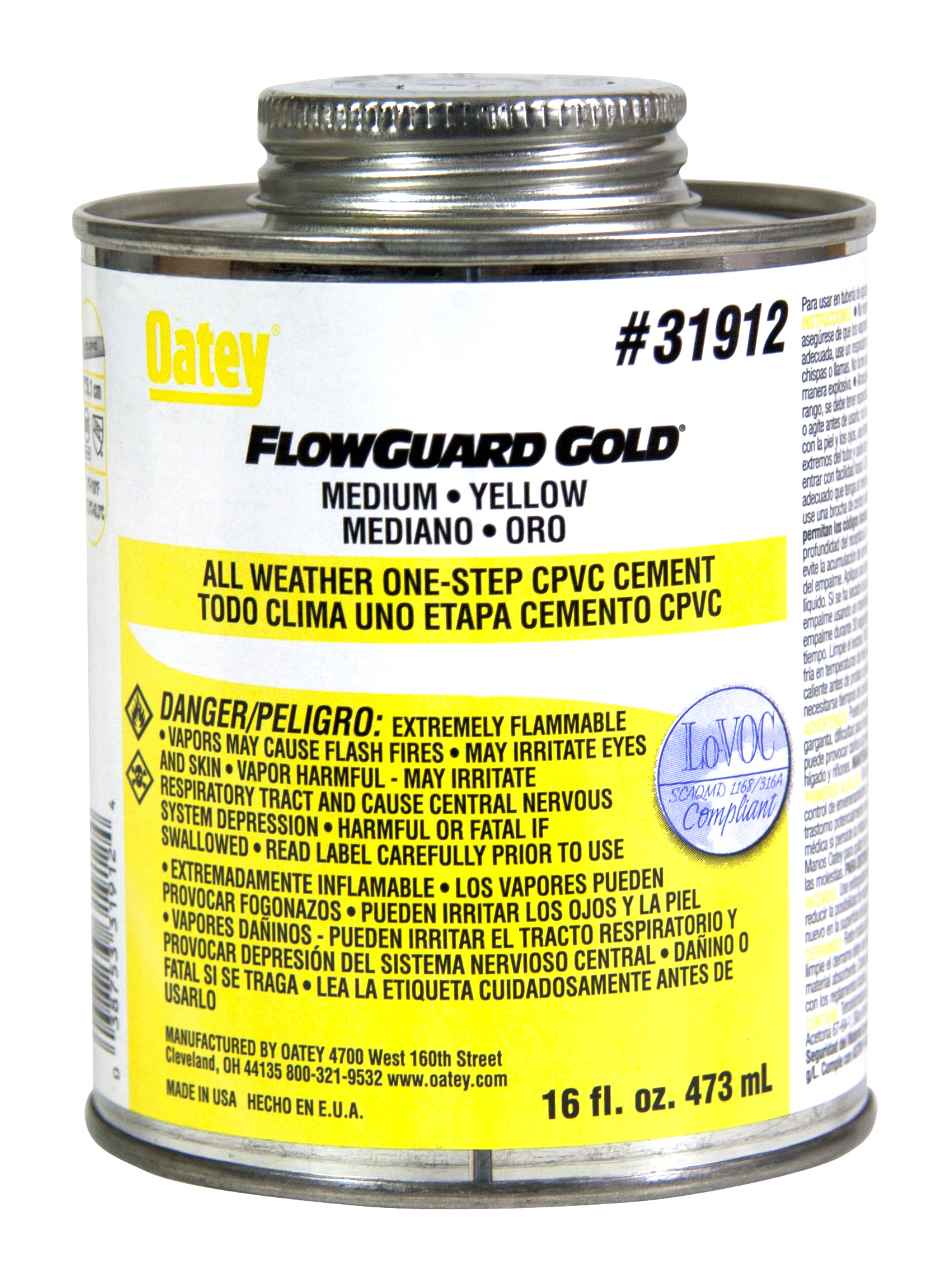 31912 16OZ CPVC FLOWGUARD ONE STEP OATEY