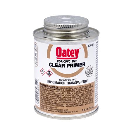 30752 16OZ CLEAR PRIMER FOR CPVC/PVC OATEY