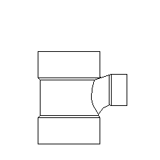 4&quot; SANITARY TEE 3034 SDR-35