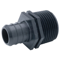 Pex Polymer Plastic Male Adapters