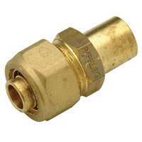 Pex Brass Compression Male Sweat Adapters