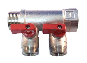 2-LOOP MINI BALL VALVE MANIFOLD HALVES PRO-PEXX