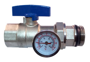 BALL VALVE ASSEMBLY BLUE HDL RIFENG MANIFOLD