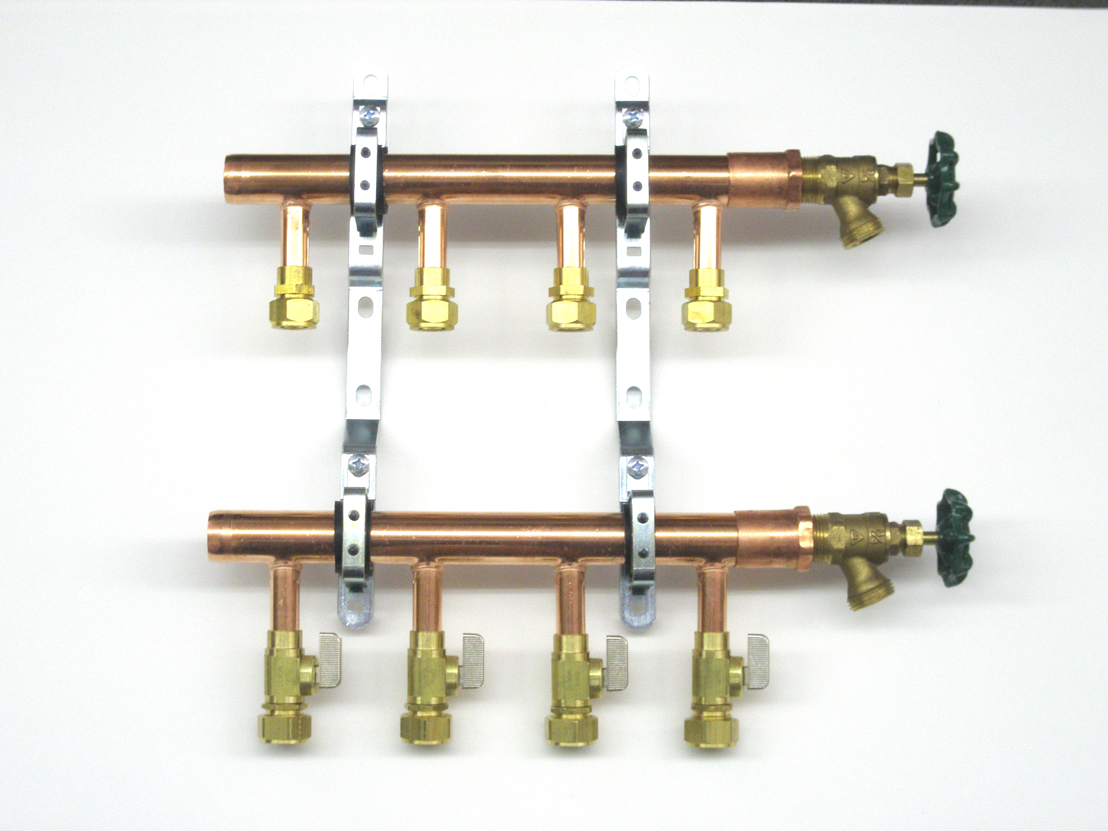 Copper Unassembled Pex-Al-Pex Manifolds
