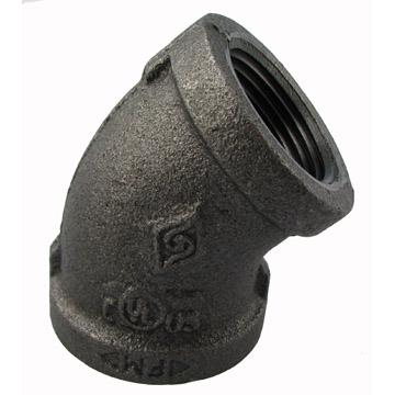 Black XH sch80 45 Elbows