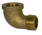 Brass 90 Street Elbows (No Lead)