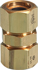 AUTOFLARE 1/2&quot; BRASS COUP FGP-CPLG-500 TRAC PIPE