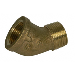 72246 3/4&quot; 45 ST ELL BRASS - NO LEAD