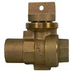 76005 1 1/4&quot; CURB STOP BALL
VALVE FIP X FIP W/DRAIN UG NO
LEAD