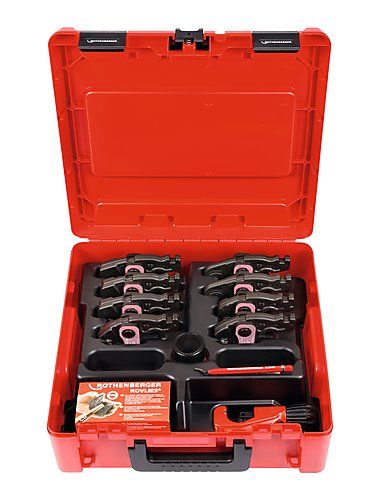 ROTHENBERGER MAXIPRO &quot;FULL
SIZE&quot; M18 REFRIGERANT PRESS 
JAW SET (SET OF 7), INCLUDES 
JAWS FOR 1/4&quot;, 3/8&quot;, 1/2&quot;, 
5/8&quot;,3/4&quot;, 7/8&quot; &amp; 1-1/8&quot; AND 
HAND TOOLS