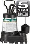 5033CUSP25 1/3 HP SUMP PUMP W/ 25&#39; CORD NO SWITCH AYMCD