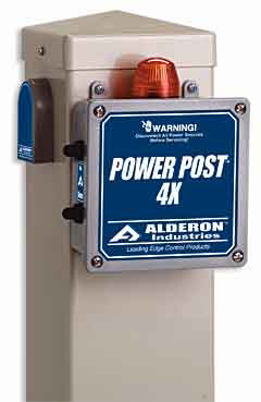 2000259 POWER POST 4X W/20&#39;  ALARM ALDERON 7116R25