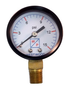 PG-15NL 100-108 1/4&quot; LM 2&quot;
PRESS GAUGE S100-108 BOSHART
0-15# 47615 