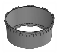 EZSNAP INFILTRATOR 24&quot; X 12&quot;  BLK RISER